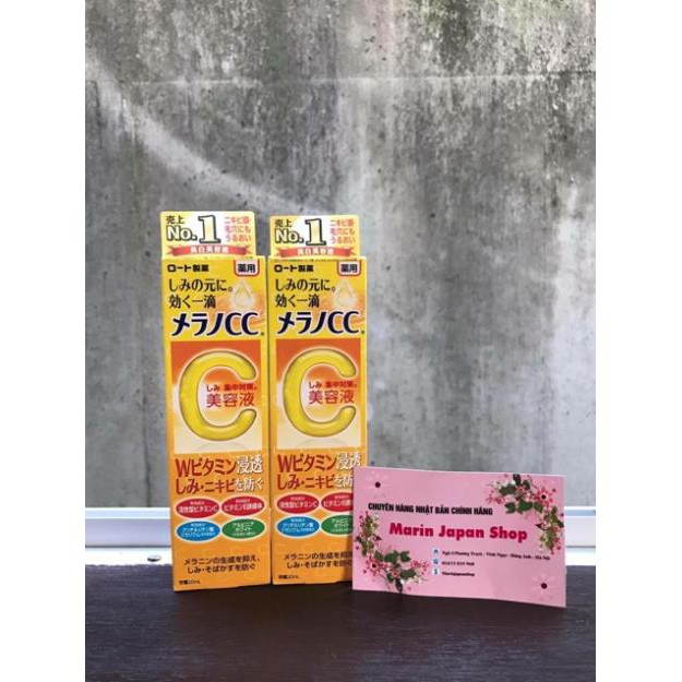 (Dùng thử) Serum Vitamin C Melano CC Rohto (Tinh Chất Đặc Hỗ Trợ Nám Mụn Cc Melano)