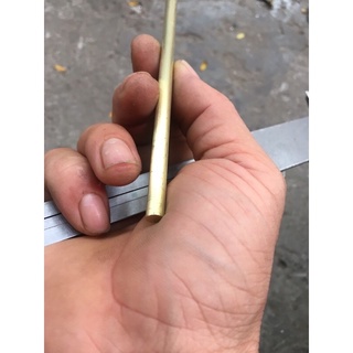 Thanh đồng vàng tròn đặc phi 4mm (4ly ) cây dài 3m
