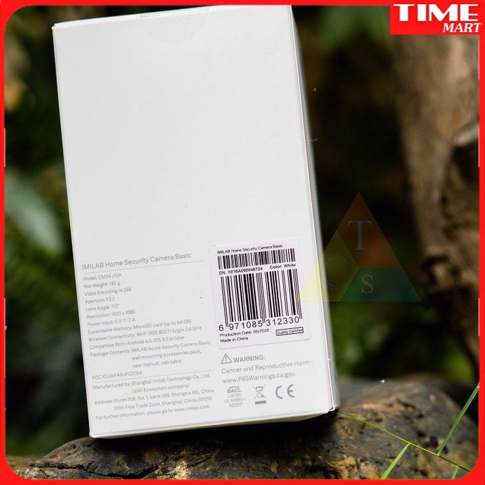 Bản quốc tế Camera giám sát ip Imilab FHD 1080p Xiaomi xoay 360 độ C16 [TIME_MART siêu thị tiện ích gia đình]