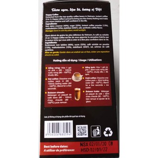 Cà phê sữa Happy Coffee dạng hộp