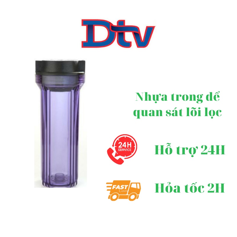 Cốc Lọc Nước Máy RO Ren 13 - Ren 21, Cốc Máy Lọc Nước Cút Nối 2 Đầu 13 Và Đầu 21 - DTV Shop