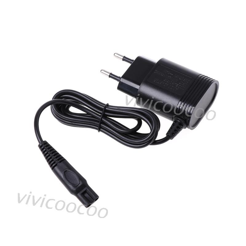 2-Prong Charger EU Plug Power Adapter for Shavers HQ8505/6070/6075/6090