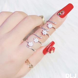 Nhẫn sen bạc dạng hở - LINH'S MIU SILVER