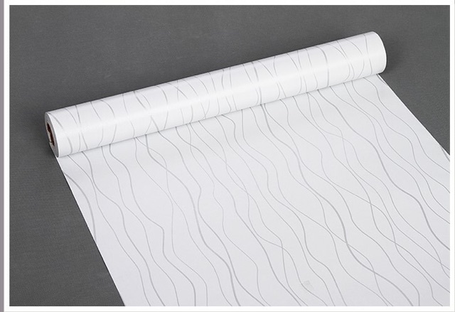 10m Giấy dán tường  mã Sọc ghi