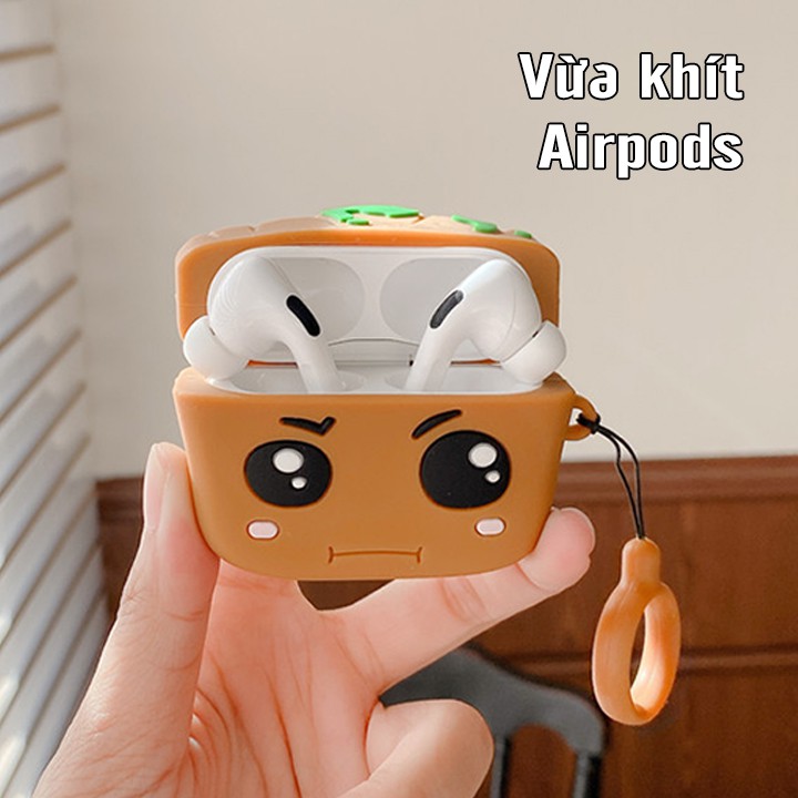 Vỏ silicon cho tai nghe Airpods Pro mẫu 3D Người Cây