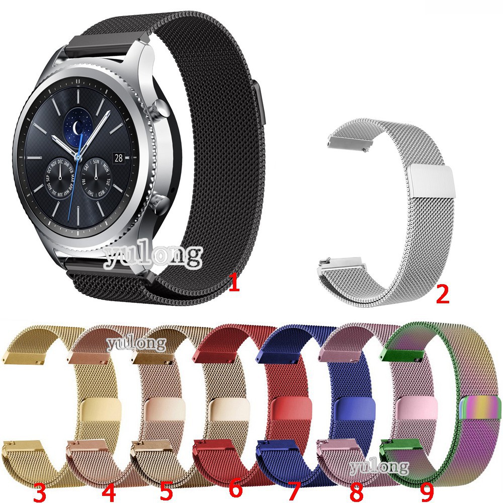 Dây đeo Milanese Loop cho đồng hồ thông minh Samsung Gear S3 Frontier S3 Classic