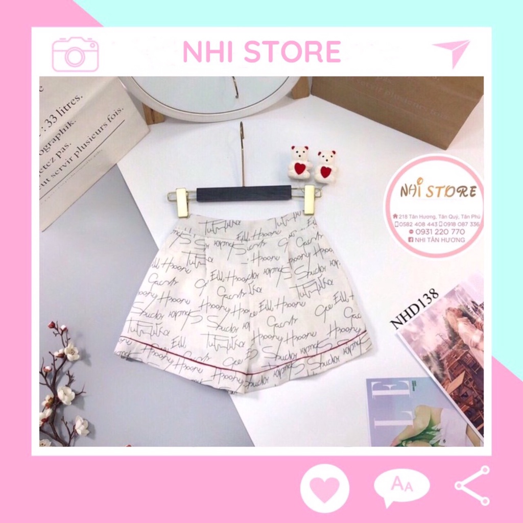 [FREESHIP 50K] QUẦN SHORT NGẮN NHISTORE LƯNG THUN ỐNG RỘNG FREESIZE DƯỚI 57KG