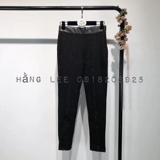 Quần tregging cạp da zara