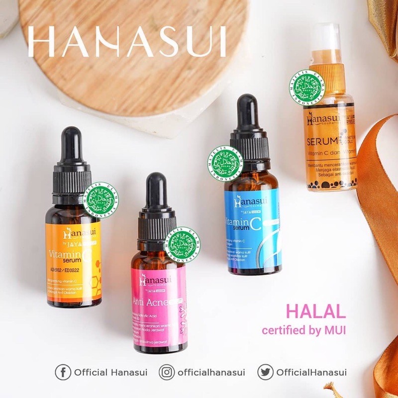 (Hàng Mới Về) Serum Hanasui Vit C - Vit C Collagen - Vàng Hanasui Trị Mụn Cho Nam