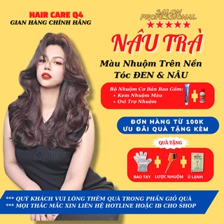 Thuốc nhuộm tóc màu nâu bã trà, nâu xác trà - Hair CAre Q4