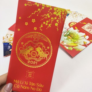 [HÀNG TẶNG - MUA BAO NHIÊU BỘ TẶNG BẤY NHIÊU LÌ XÌ] - LÌ XÌ TẾT SIÊU XINH 2021