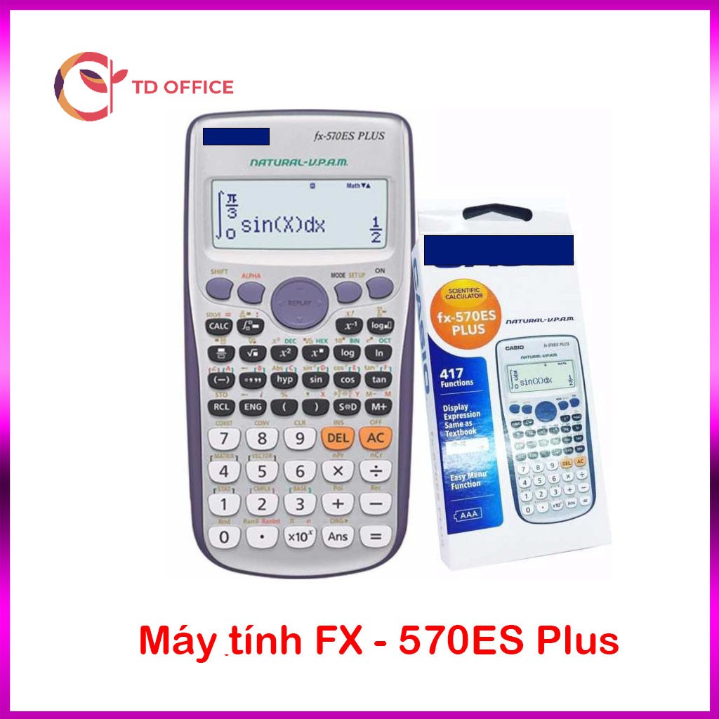 Máy tính cầm tay FX 570ES PLus - Máy tính giá rẻ dành cho học sinh fx570es plus