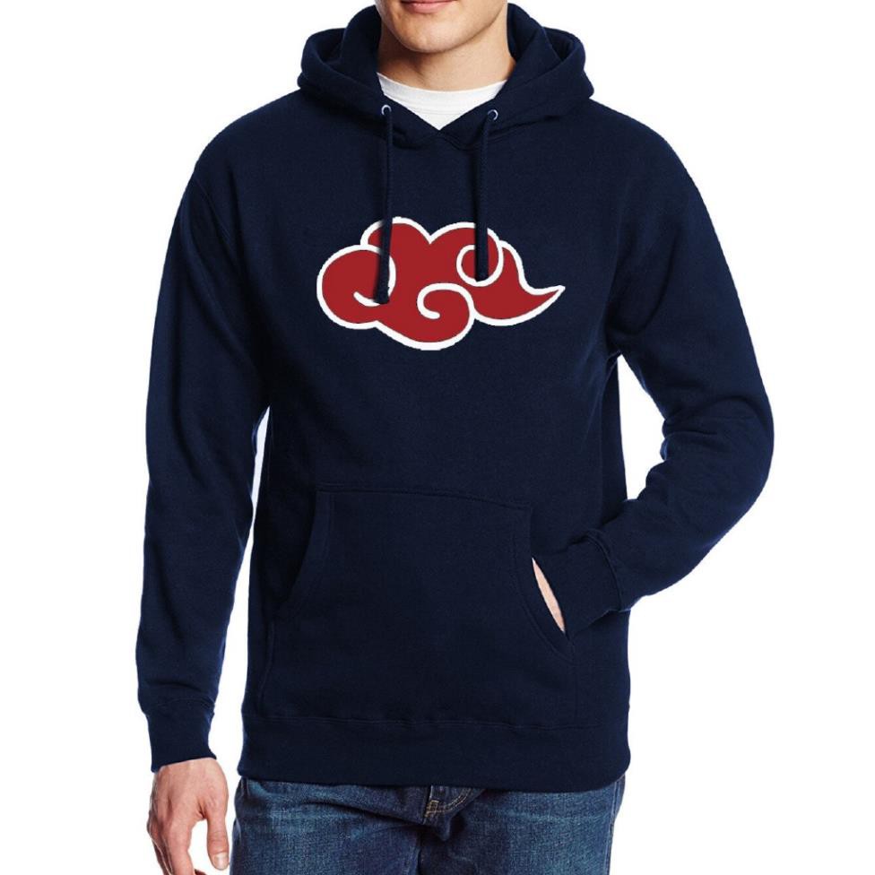 Mới Áo Hoodie Thể Thao In Họa Tiết Anime Naruto Akatsuki Đỏ Đám Mây Thời Trang Mùa Đông 2019 Cho Nam new ❣️