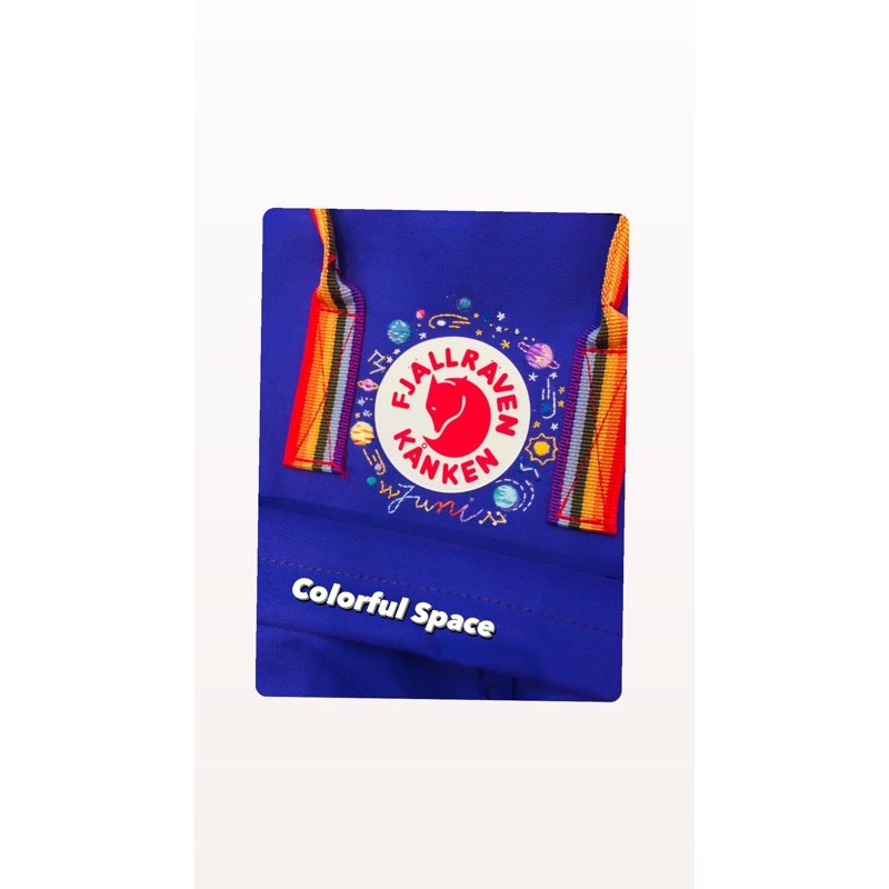 Balo Kanken Cầu Vồng Deep Blue