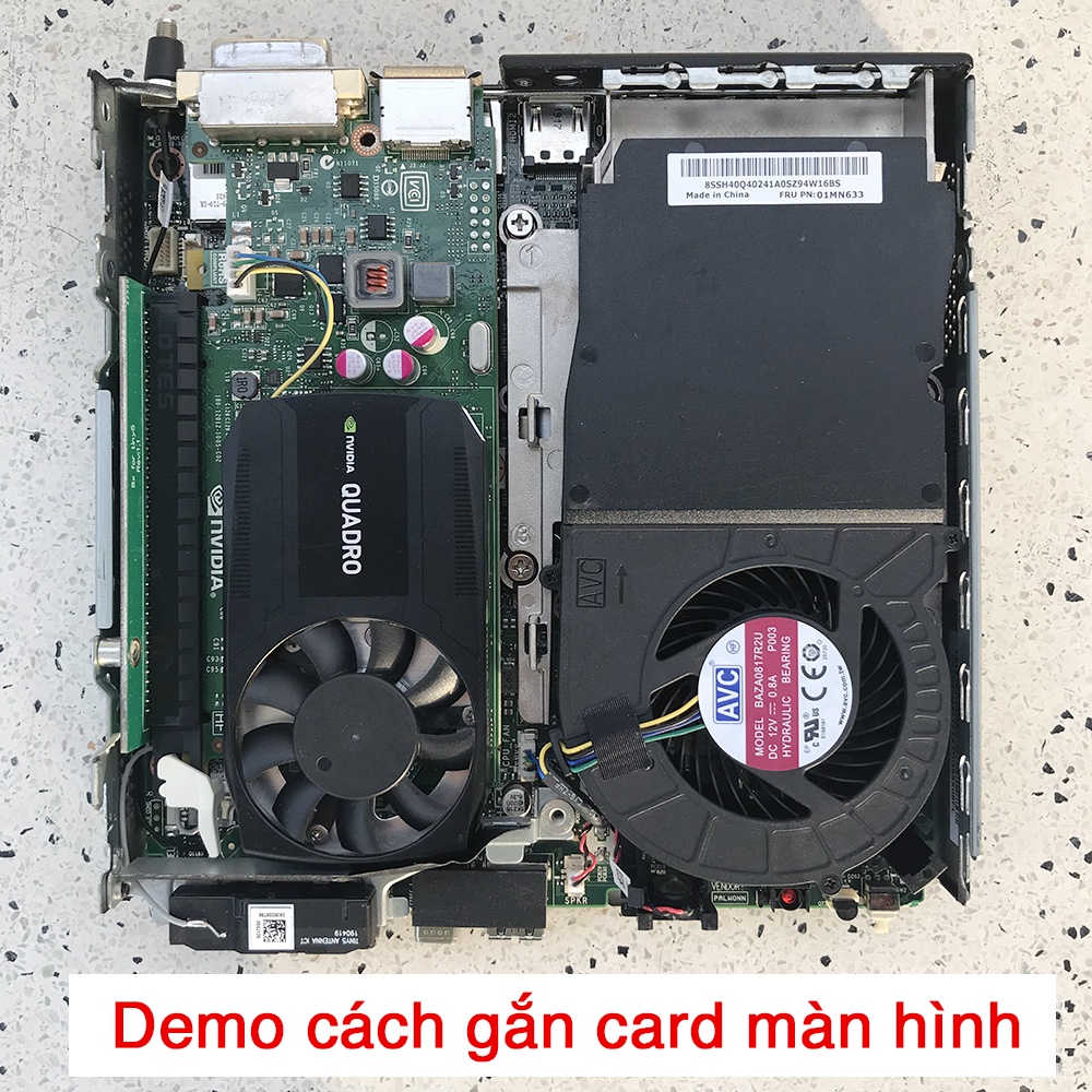 [Đúng hình] Mini PC Lenovo ThinkCentre M720q/M920q hỗ trợ card màn hình rời i7 8700T Win11 bản quyền | WebRaoVat - webraovat.net.vn