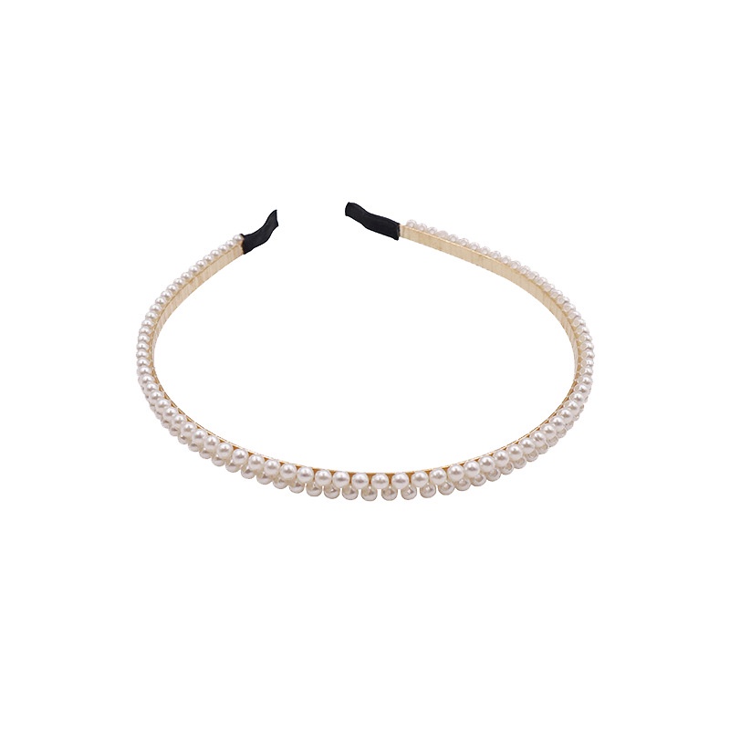 Băng Đô Cài Tóc Đính Ngọc Trai Phong Cách Pháp Thời Trang Mới 2021 Cho Nữ