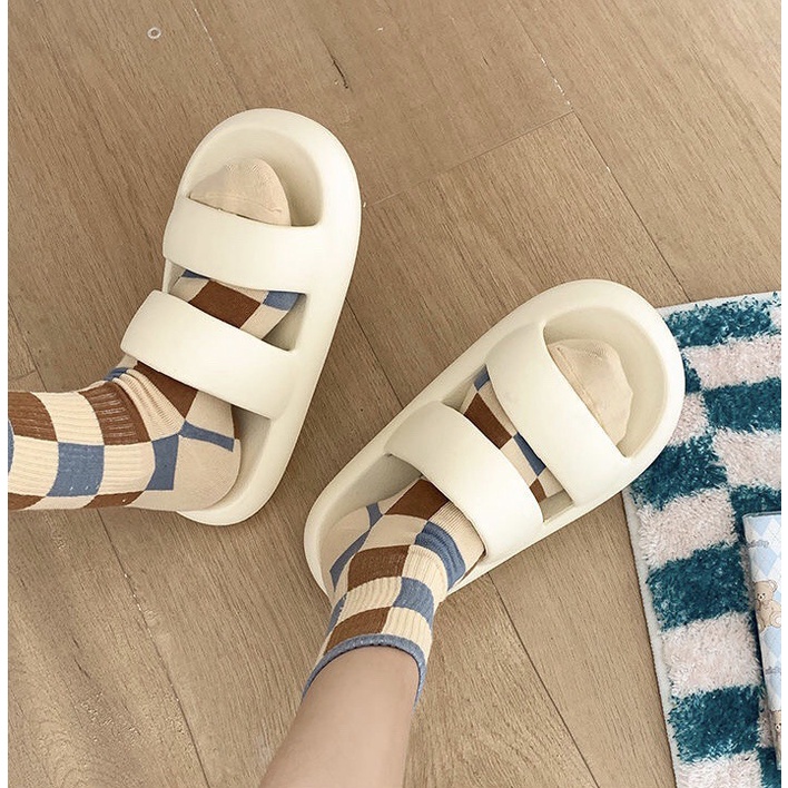 Dép lê nữ đế bánh mì siêu nhẹ siêu bền Unisex chống trơn trượt nhiều mẫu hot 2022