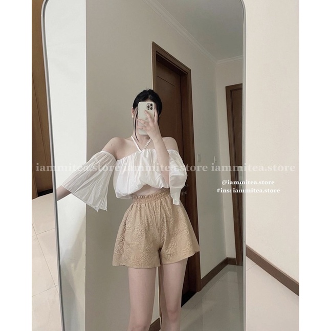 Quần Đùi Xốp Vân Hoa Nổi Cạp Thun Q23