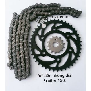 Nhông sên dĩa exciter 150 Recto, thái lan