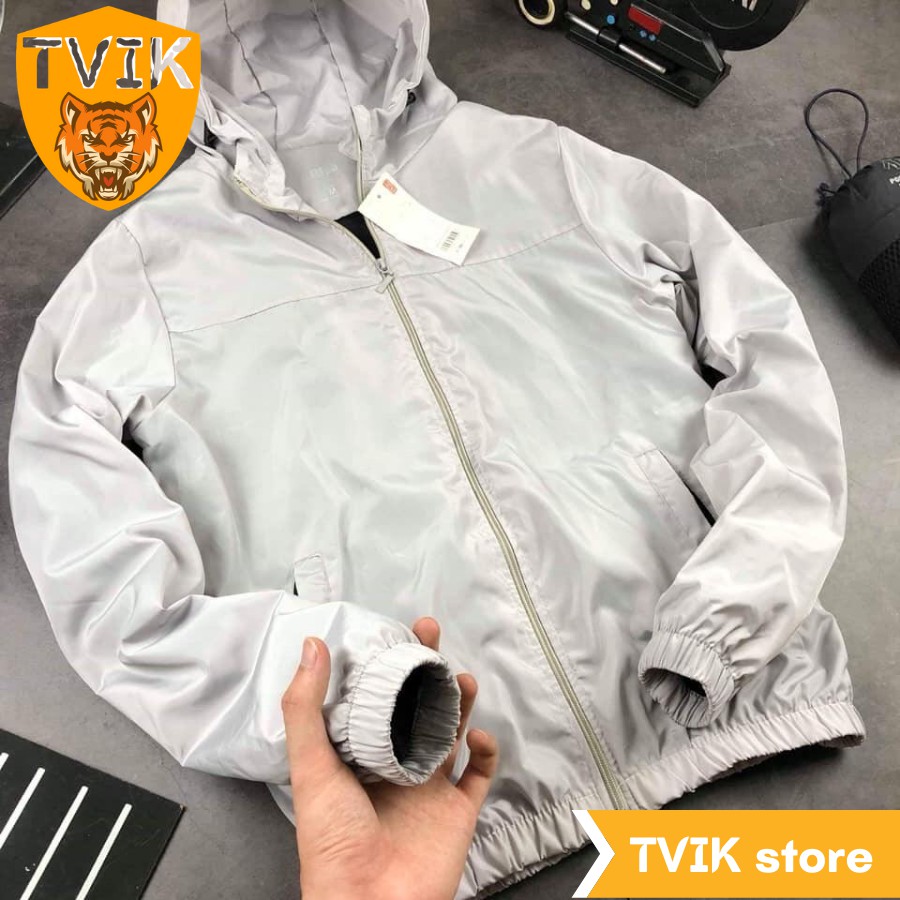 Áo khoác gió Tvik nam, nữ hai lớp chống nước nhẹ đủ size đến 90kg, KGU | BigBuy360 - bigbuy360.vn