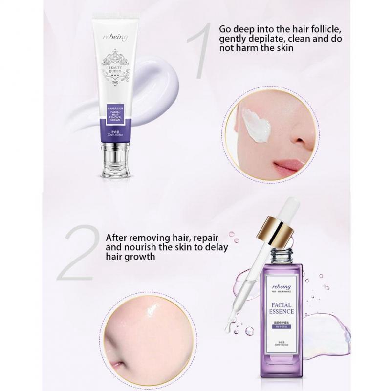 [Hàng mới về] Kem tẩy lông da mặt và serum giảm đau 60g | BigBuy360 - bigbuy360.vn