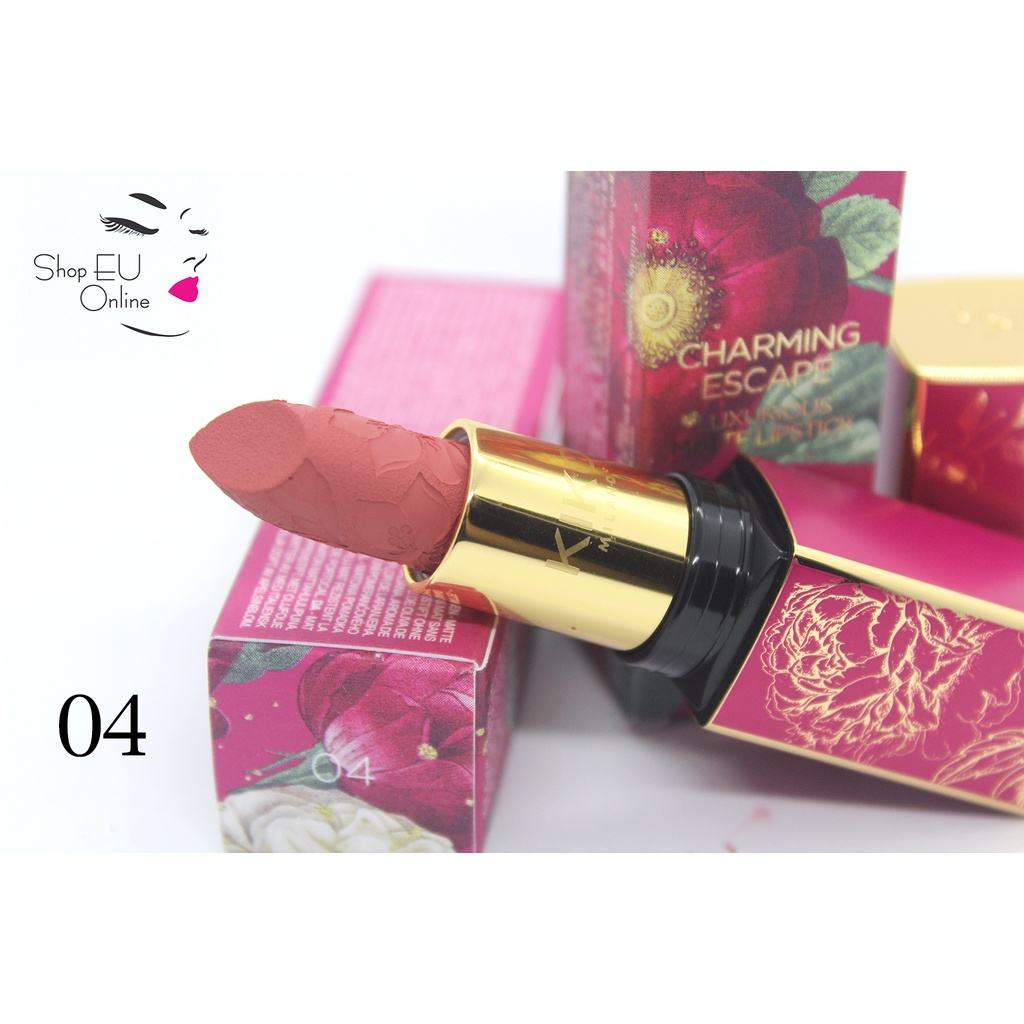 Son môi - son lì kiko Charming Escape Luxurious Matte Lipstick