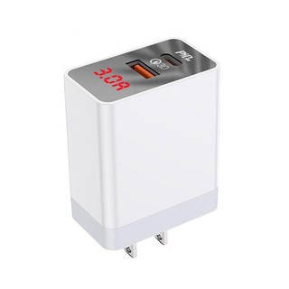 Cốc Sạc nhanh Hoco DC28 Pro 2 USB (1 Cổng USB C PD 18W 1 cổng USB QC3.0)