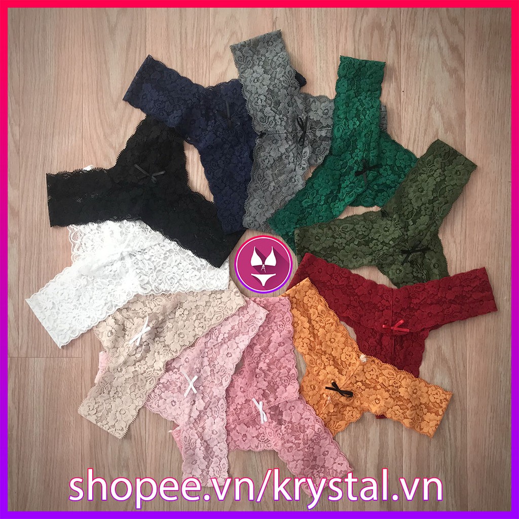 Quần lót ren lọt khe chữ T KRYSTAL KQT03 | BigBuy360 - bigbuy360.vn