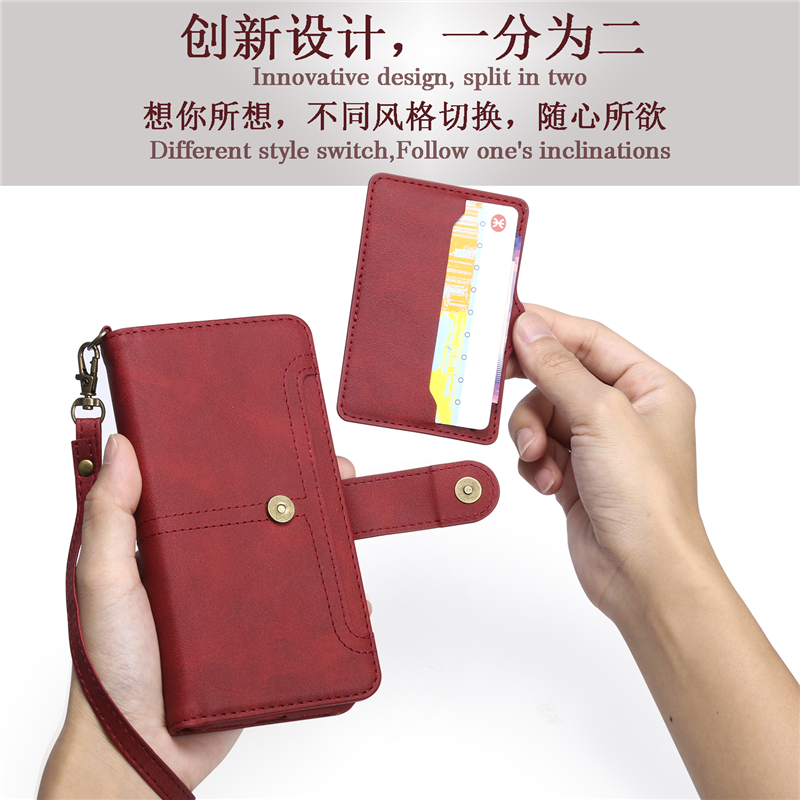 Bao da điện thoại nắp lật từ tính có ngăn thẻ cao cấp thích hợp cho iPhone 14 Plus 11 Pro Xs Max Xr 8 7 6 6s Plus SE 2020
