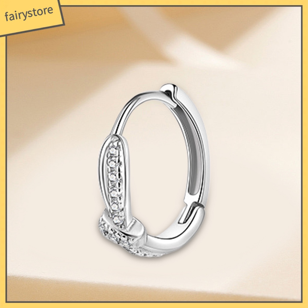 1 Đôi Bông Tai Hình Khối Lập Phương Xoắn Đính Đá Zircon Phong Cách Hàn Quốc Sang Trọng Dành Cho Nữ