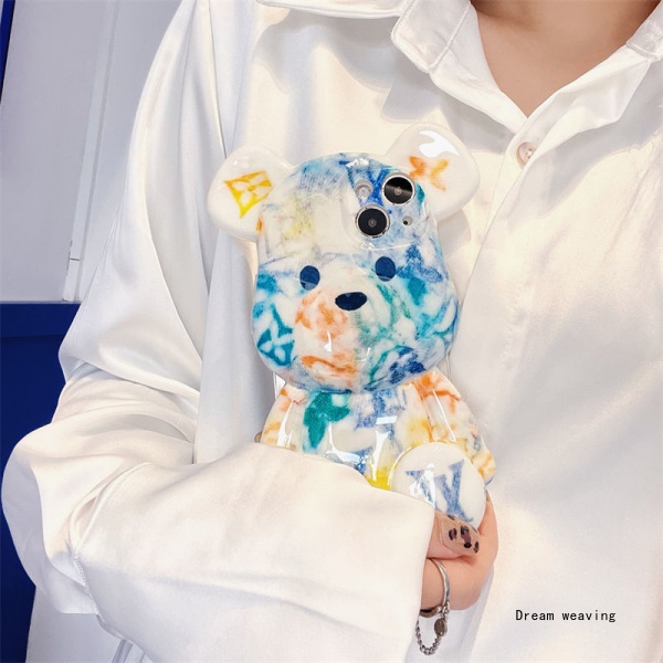 🧧🧧Ốp Điện Thoại Mềm Chống Sốc In Hình Gấu Hoạt Hình Cho iPhone x/xs/se/xr/11/12/13/pro/max