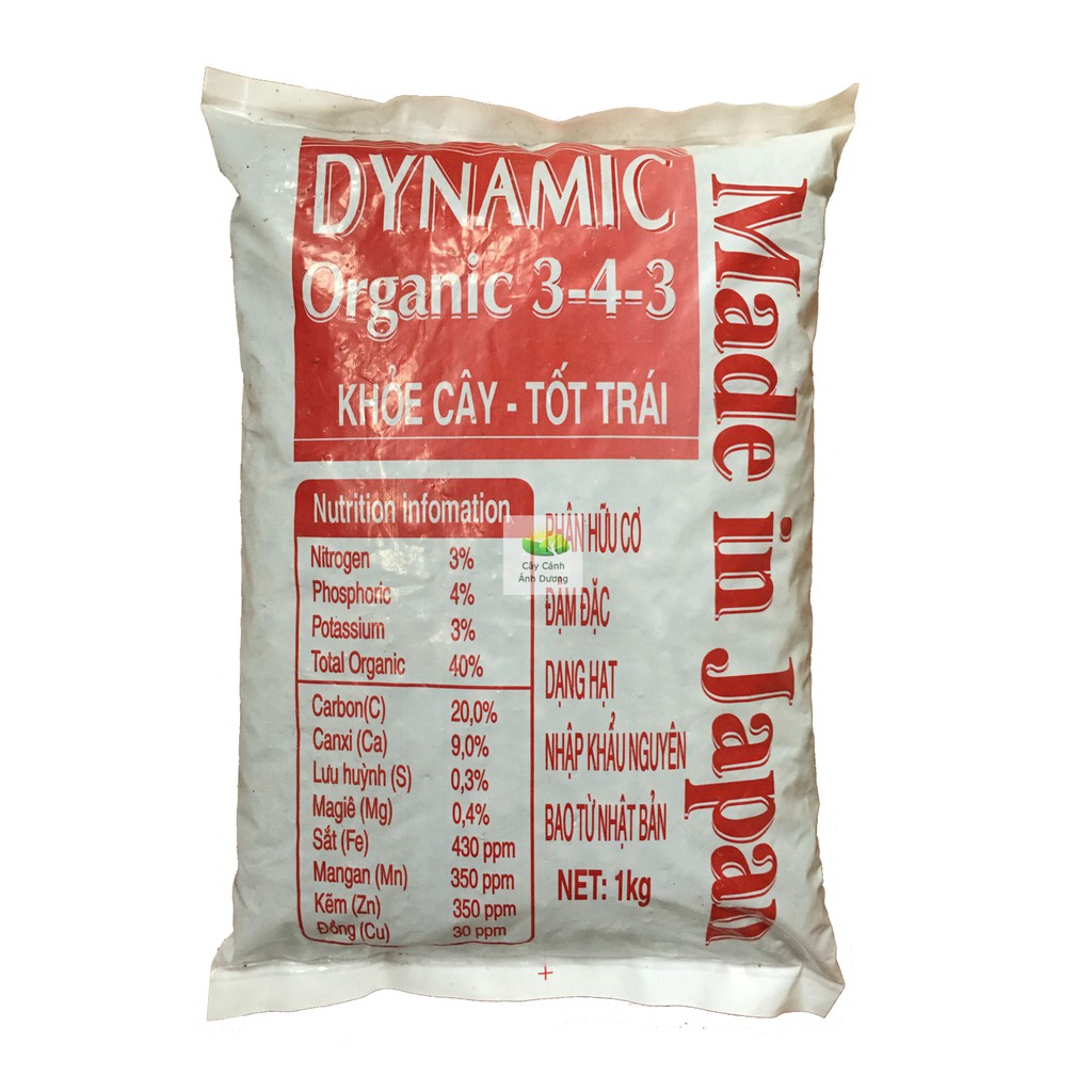 Phân gà Organic 3-4-3 túi 1kg