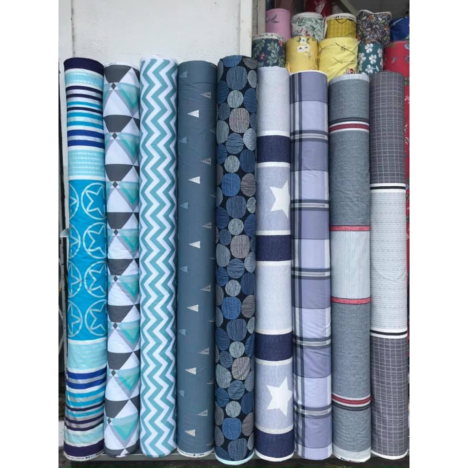 VẢI COTTON HÀN QUỐC MAY CHĂN GA GỐI NỆM