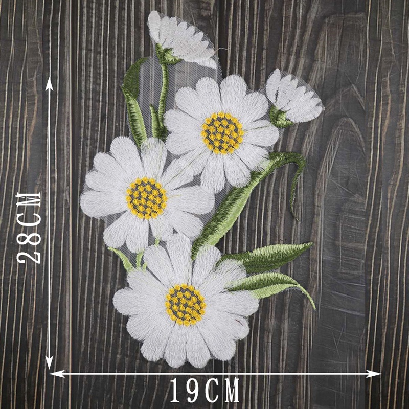 1 Bộ Miếng Vá, May Quần Áo Hình Hoa Hướng Dương