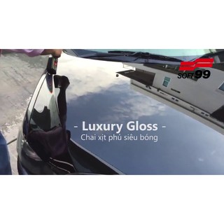 Chai xịt phủ bóng sơn xe Luxury Gloss Soft99 500ml