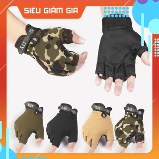 Găng Tay phượt ❤️FREESHIP❤️🚛 Găng Tay 206214 Ngón Cụt (Loại Xịn) - Tập Gym - Lái xe - Đi phượt