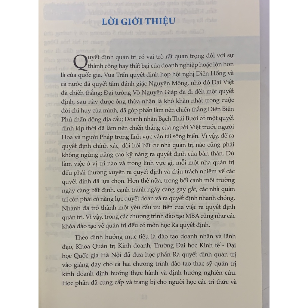 Sách - Quyết Định Quản Trị ( Ra Quyết Định Quản Trị )