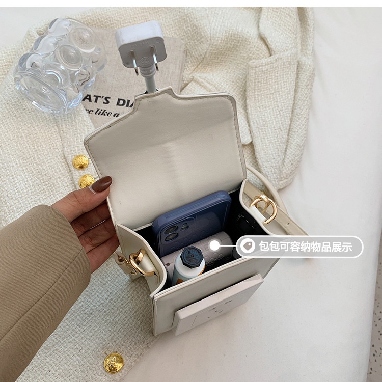 IELGY Túi Đeo Vai Có Khóa Thời Trang Sáng Tạo Sành Điệu Cho Nữ