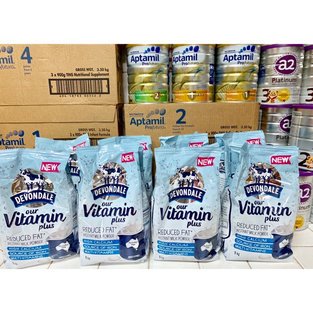 Sữa tươi Devondale Vitamin Plus dạng bột gói 1kg