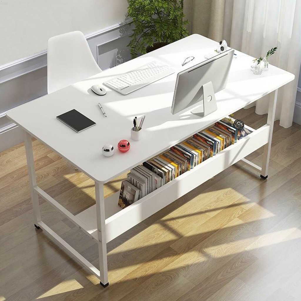 , Mặt MDF TRẮNG, Chân SẮT 25x50 sơn tĩnh điện cao cấp nano 3lớp cao cấp