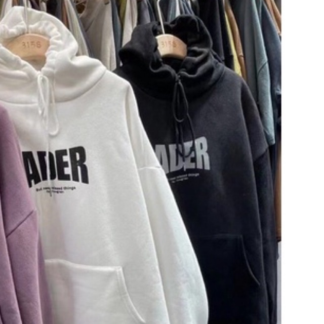 áo hoodie mũ 2 lớp in chữ ADER | BigBuy360 - bigbuy360.vn