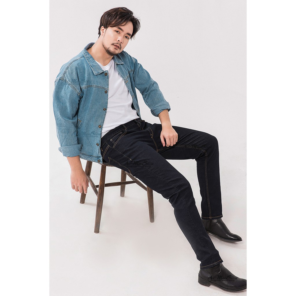 Quần jean nam slim fit mẫu mới 2020 thời trang nam Musland