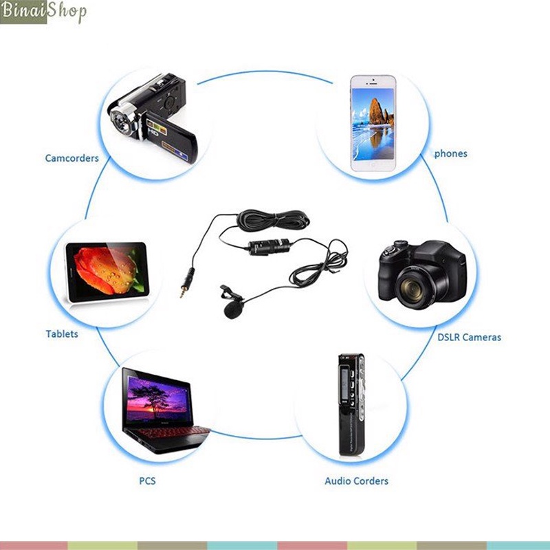 Micro Cài Áo Cho Máy Ảnh, Máy Quay, Smartphone, PC, Laptop Boya BY-M1 / BY-M1S