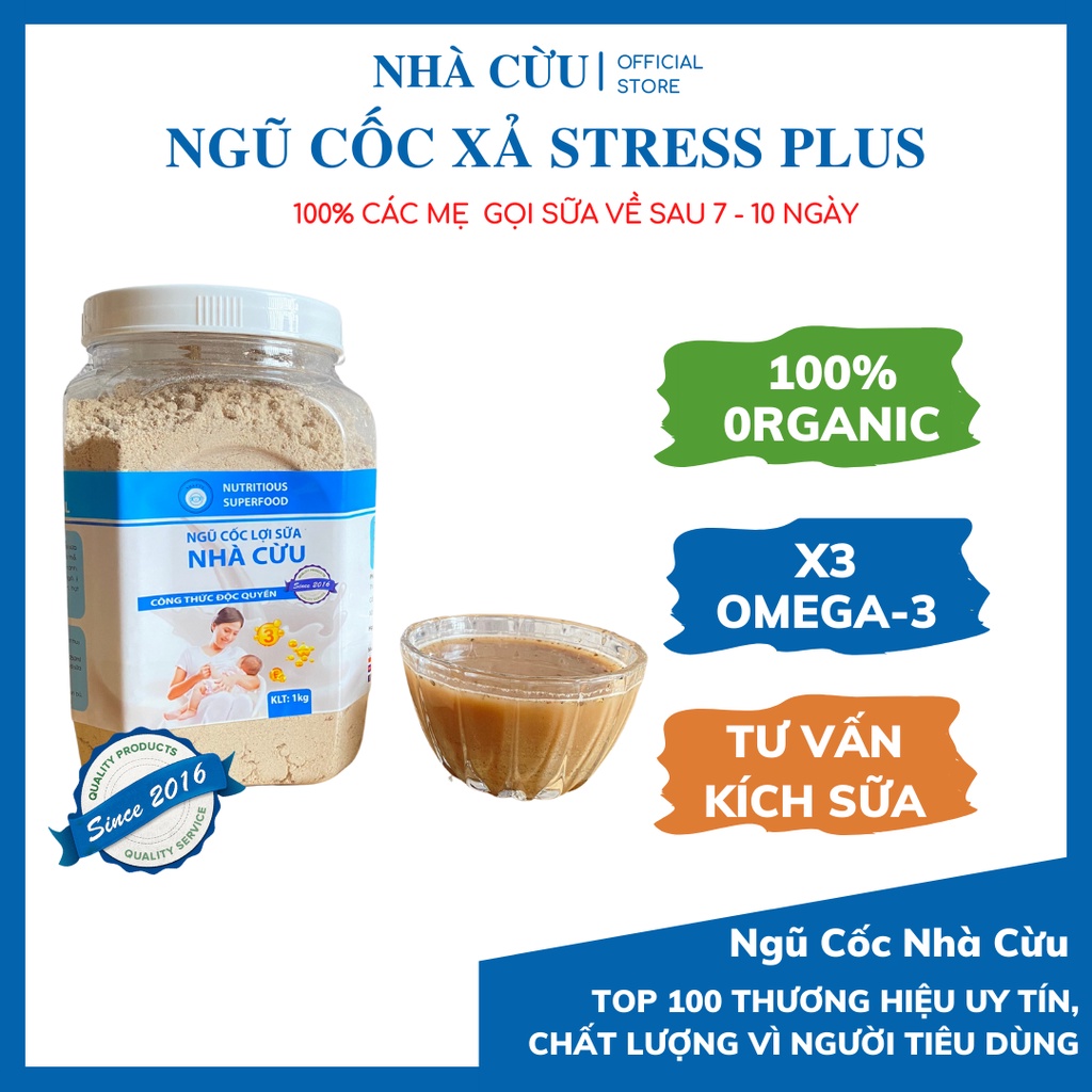 Ngũ cốc lợi sữa Nhà Cừu - bột ngũ cốc dinh dưỡng cho mẹ bầu, mẹ sau sinh