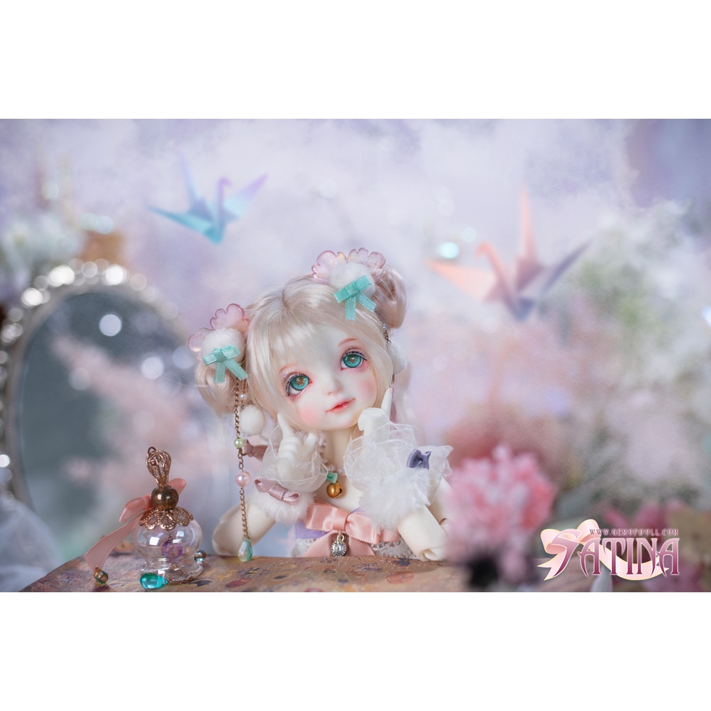 Bộ Búp Bê bjd 1 / 6 30 cm Bằng Lụa Satin Dễ Thương Cho Bé Gái Satina