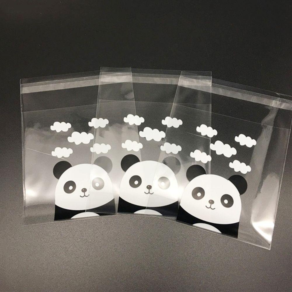 Set 100 Túi Đựng Kẹo Hình Gấu Trúc Mới