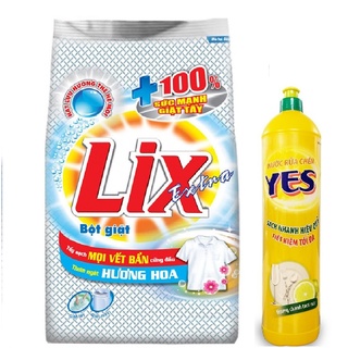 Bột giặt Lix Extra Hương hoa 5,5 kg tặng NRC Yes 400g