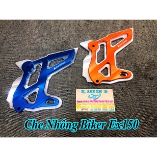 Che nhông biker 2 tầng nhôm cnc dành cho exciter150