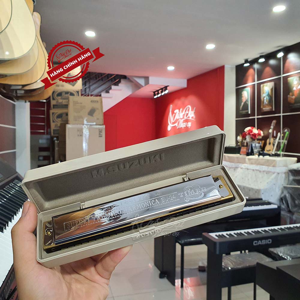 [CHÍNH HÃNG] Kèn Harmonica Tremolo Suzuki 2 Timer SU-24 Phù Hợp Chơi Các Dòng Nhạc Dân Gian Truyền Thống Á Đông