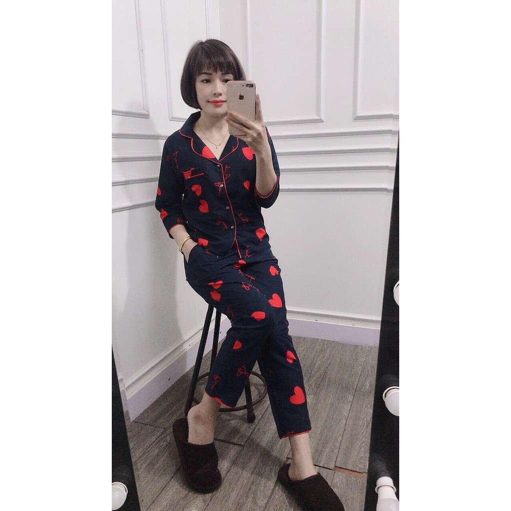 Bộ đồ Pijama tay lỡ | BigBuy360 - bigbuy360.vn